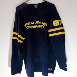 Polo Jean Co, Ralph Lauren Sweat shirt Sz. L  Blue yellow